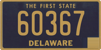 DE license plate 60367