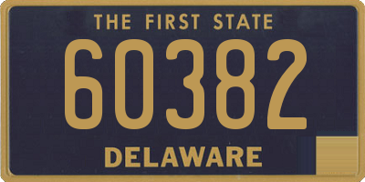 DE license plate 60382