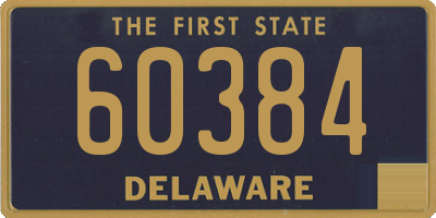 DE license plate 60384