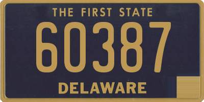 DE license plate 60387
