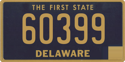 DE license plate 60399