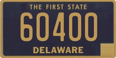 DE license plate 60400