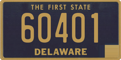 DE license plate 60401