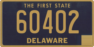 DE license plate 60402