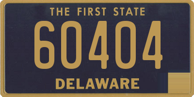 DE license plate 60404