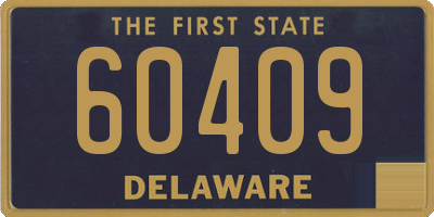 DE license plate 60409