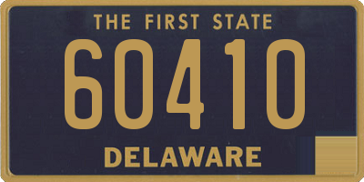 DE license plate 60410