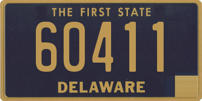 DE license plate 60411