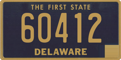 DE license plate 60412