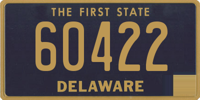 DE license plate 60422