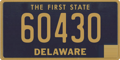 DE license plate 60430
