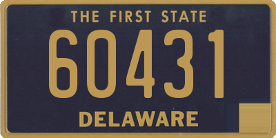 DE license plate 60431