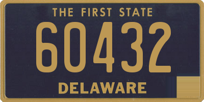 DE license plate 60432