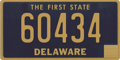 DE license plate 60434
