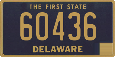 DE license plate 60436