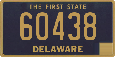 DE license plate 60438