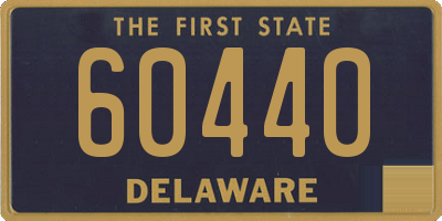 DE license plate 60440