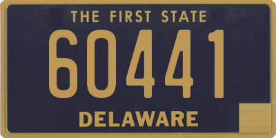 DE license plate 60441