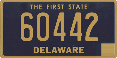 DE license plate 60442