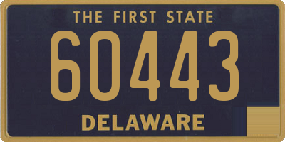 DE license plate 60443