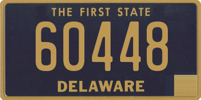 DE license plate 60448
