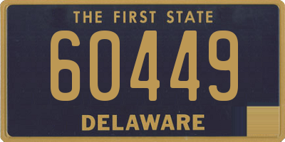 DE license plate 60449