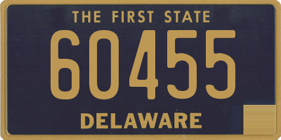DE license plate 60455