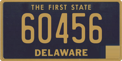 DE license plate 60456