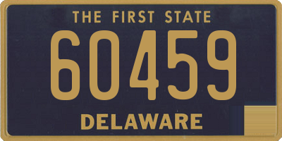 DE license plate 60459