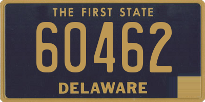 DE license plate 60462