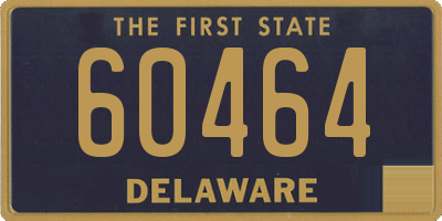 DE license plate 60464