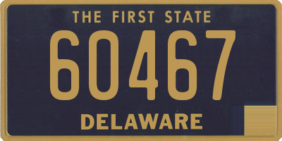 DE license plate 60467