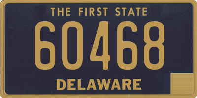 DE license plate 60468