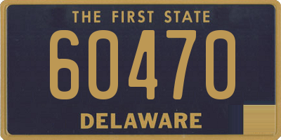 DE license plate 60470