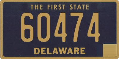 DE license plate 60474
