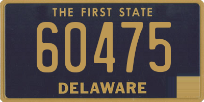 DE license plate 60475