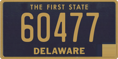 DE license plate 60477