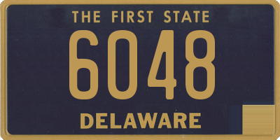 DE license plate 6048