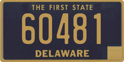 DE license plate 60481