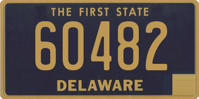 DE license plate 60482