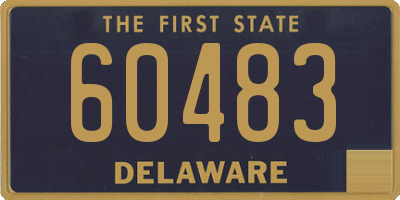 DE license plate 60483