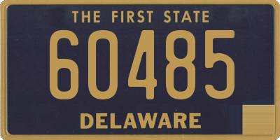 DE license plate 60485