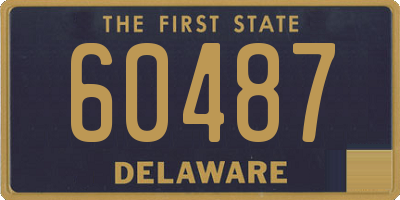 DE license plate 60487