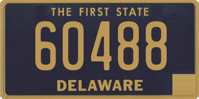 DE license plate 60488