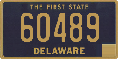 DE license plate 60489