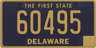 DE license plate 60495
