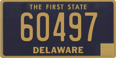 DE license plate 60497