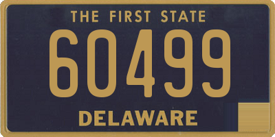 DE license plate 60499