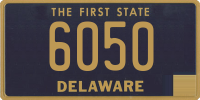 DE license plate 6050