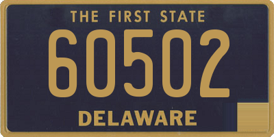 DE license plate 60502